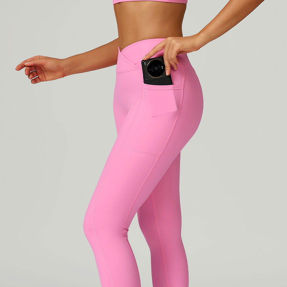 Crossfit Equipment - Cross Waist Head Yoga Leggings Gym