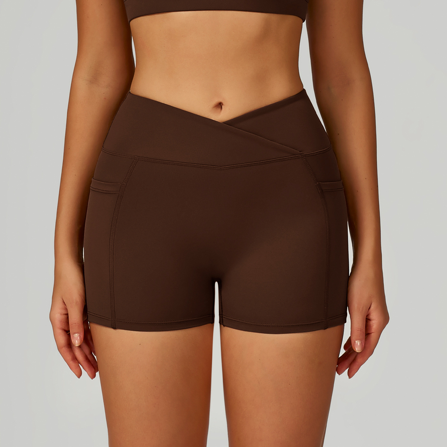 Cross Waist Head Yoga Shorts H - Crossfit Equipment ulasan dan harga