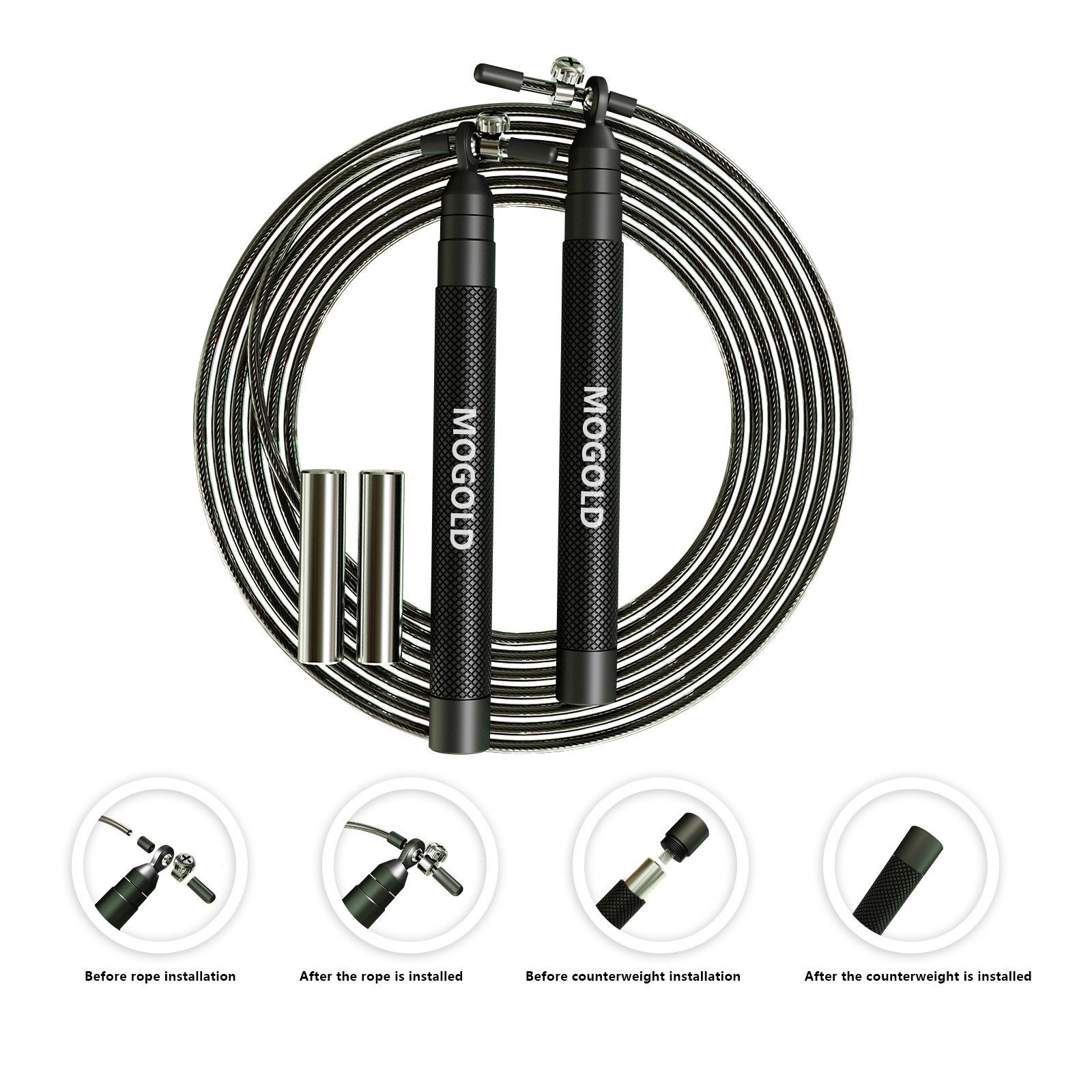 Crossfit Weighted Jump Rope Gy - Crossfit No Equipment Workouts ulasan dan harga
