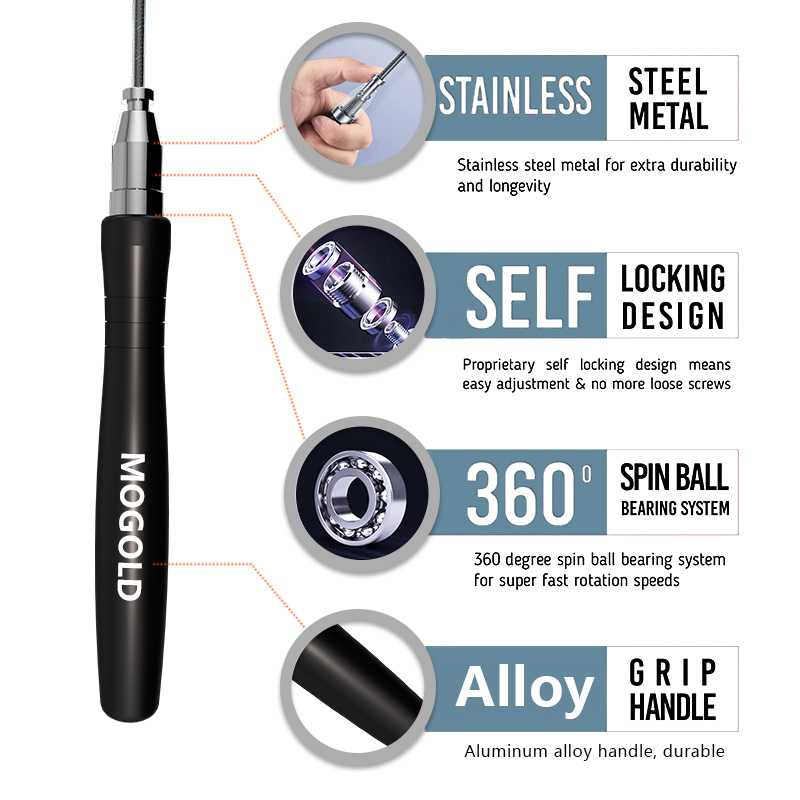 Crossfit Speed Jump rope Excer - Crossfit No Equipment ulasan dan harga