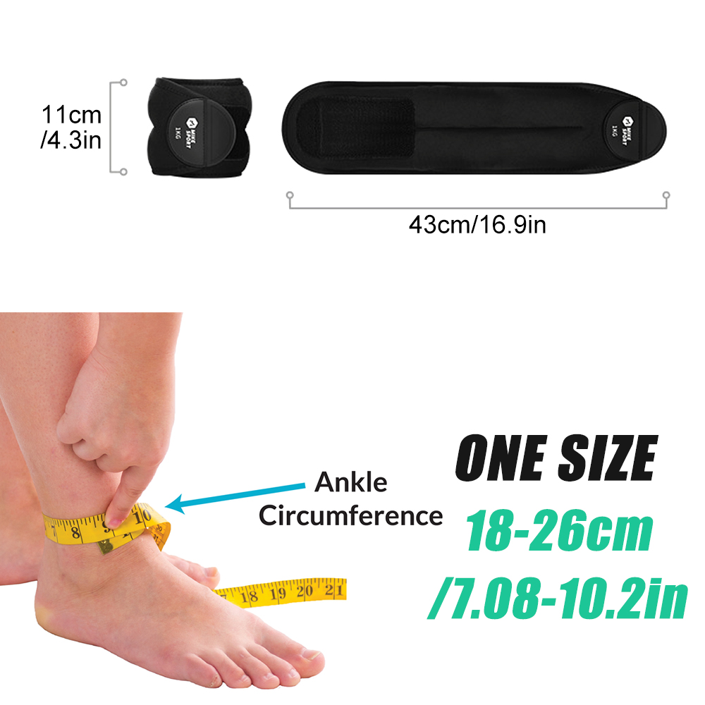 1 Pair Wrist and Ankle Weights - Ankle Mobility Band ulasan dan harga