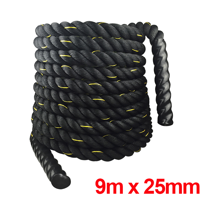 9M/12M/15M Fitness Battle Rope - Crossfit No Equipment Workouts ulasan dan harga